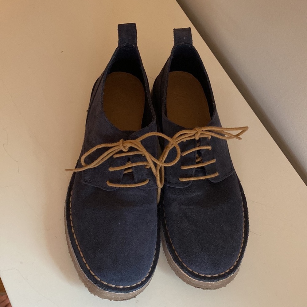 Blue suede boys shoes from Zara size 5 - Picture 2 of 5